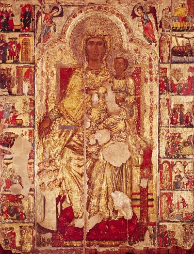 Icona della Vergine e del Bambino, c.1300 da Cypriot
